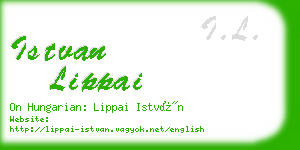 istvan lippai business card